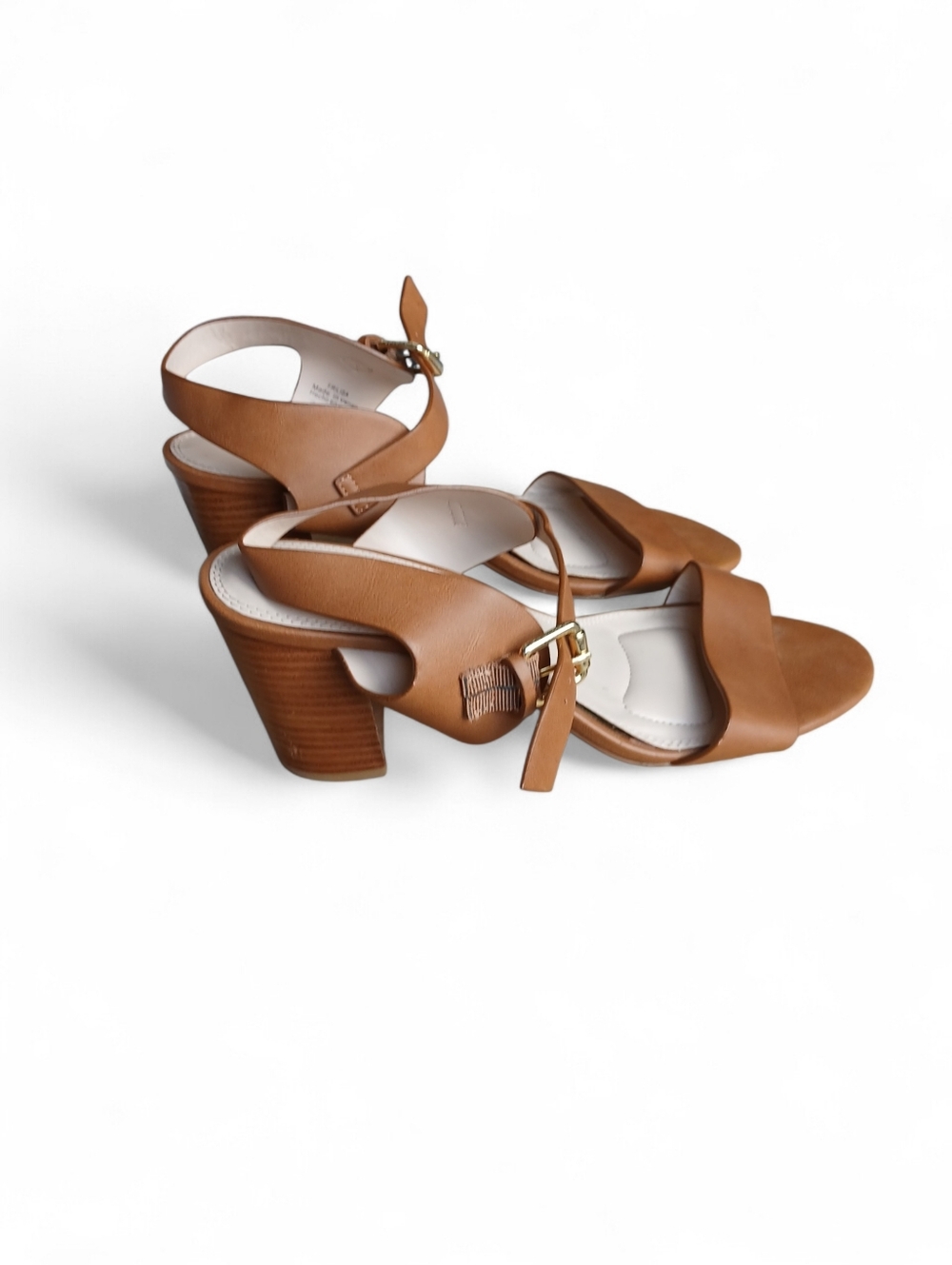 Kelly & Katie Women's Size 10 Brown Tan Block Heel Sandals - Picture 5 of 7